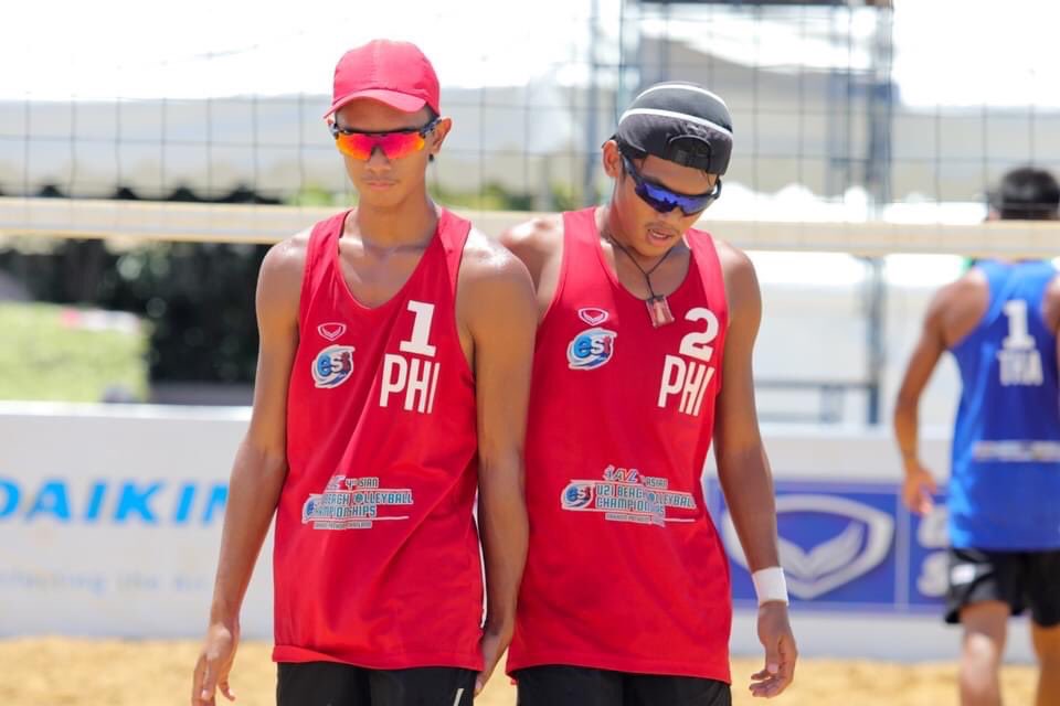 Pinoys bow to Thais in 4th Asian U21 Beach Volleyball Championships