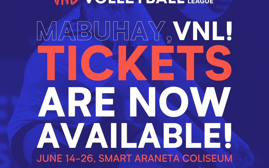 Tickets for VNL Quezon City pools now on sale