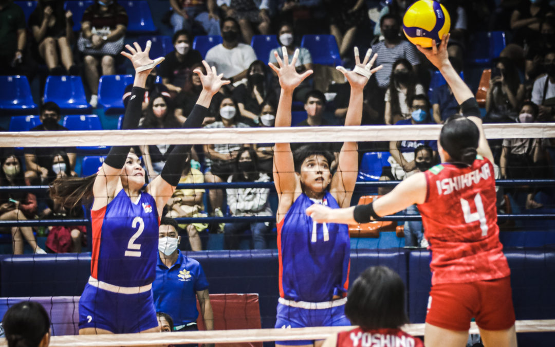 Japanese volleybelles beat Filipinas