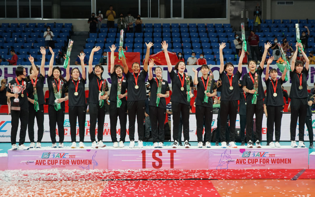 Japan wins 1st AVC Cup for Women title