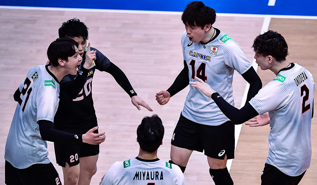 Japan survives China in 5-setter in VNL Week 3