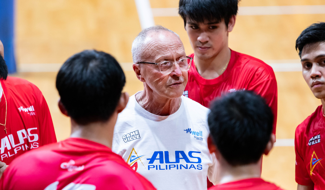 Italian men’s coach debuts for Alas Pilipinas in SEA V. League